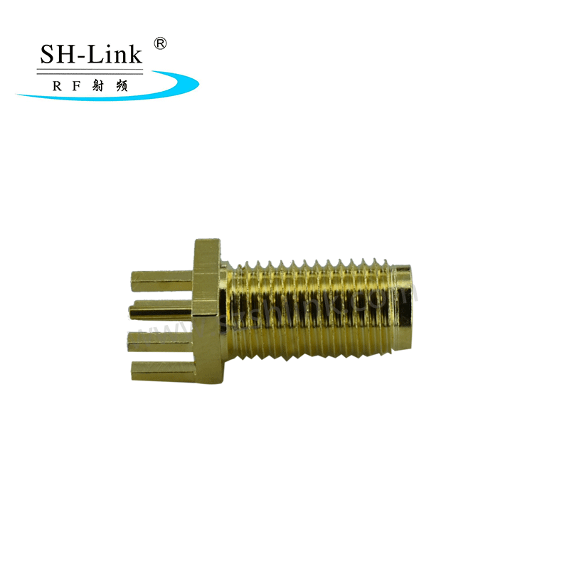 RF SMA coaxial female connector for PCB connector